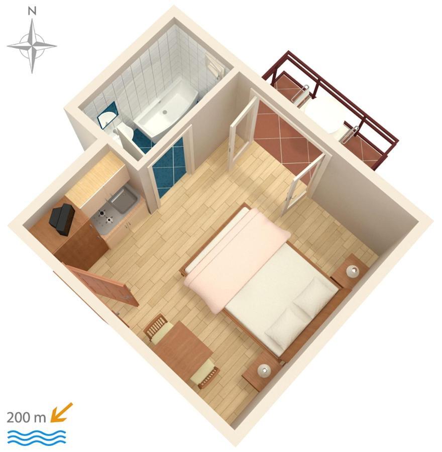 Apartments With A Parking Space Baska Voda, Makarska - 6773 Zewnętrze zdjęcie